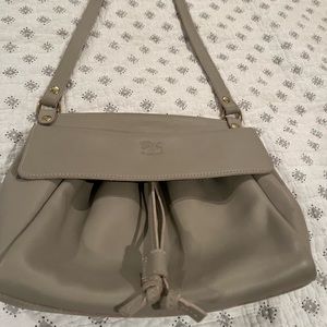 Il Bisonte tan crossbody leather bag